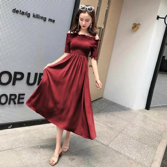 タグつき未使用 ローレン マヌージアン RIB さくかっ DRESSワンピース