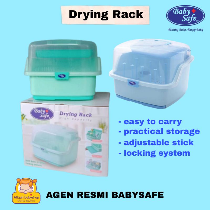 Jual Baby Safe Drying Rack High Capacity Wadah Tempat Penyimpanan