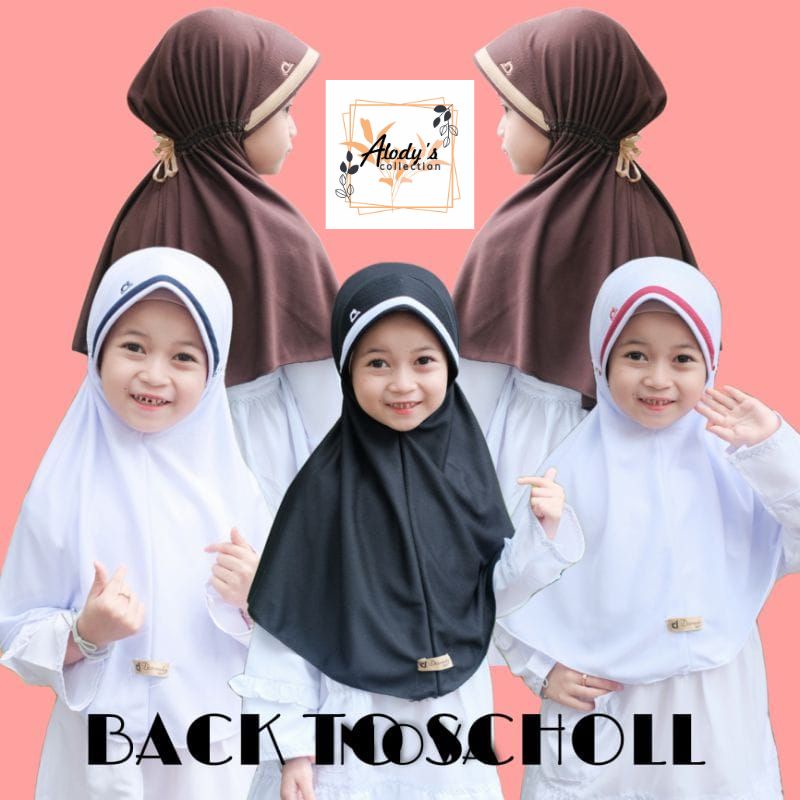 Jual Jilbab Anak Sekolah SD SMP SMA Jilbab Anak Pramuka List Polos ...