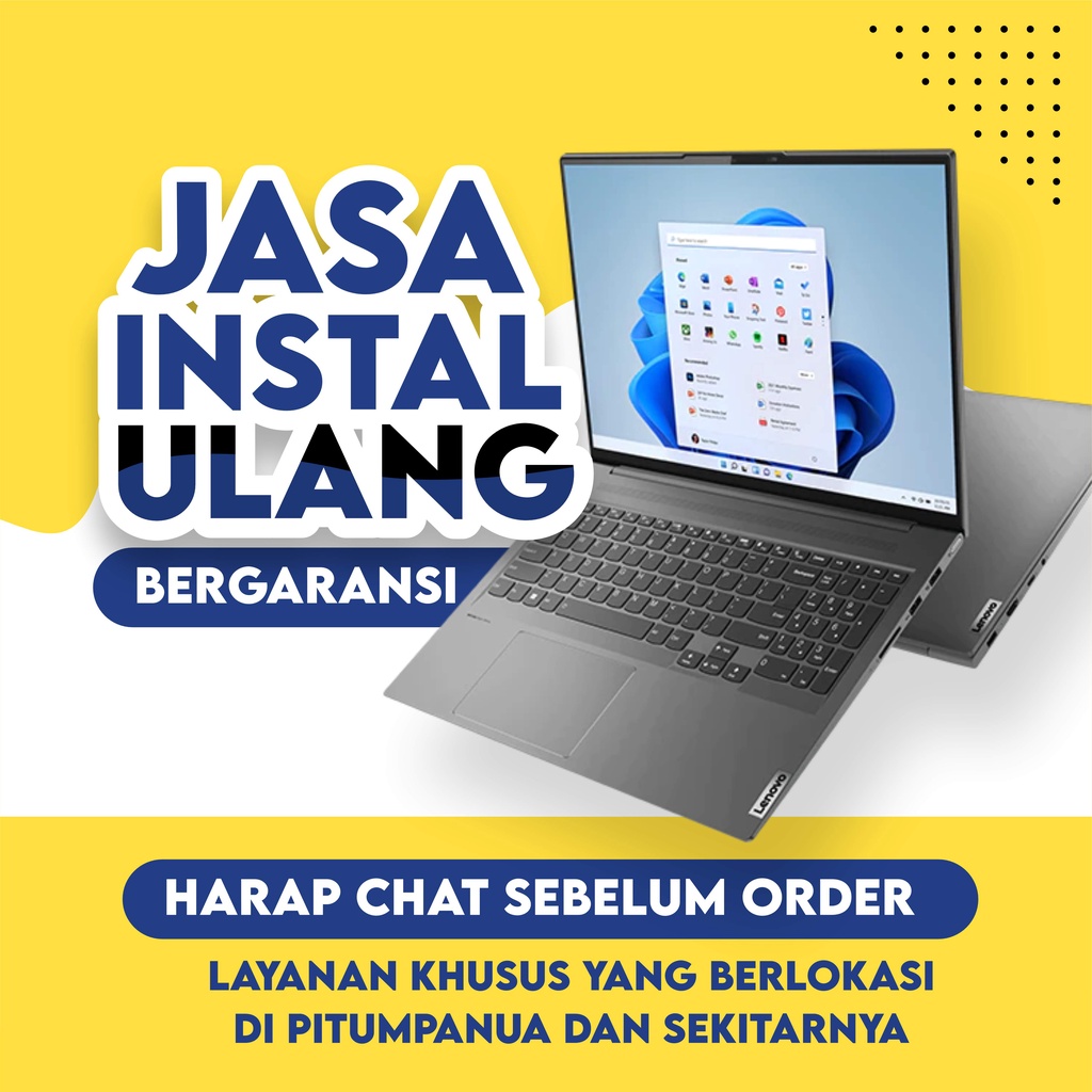 Jual JASA INSTAL ULANG LAPTOP BERGARANSI, WINDOWS 7, WINDOWS 8, WINDOWS ...