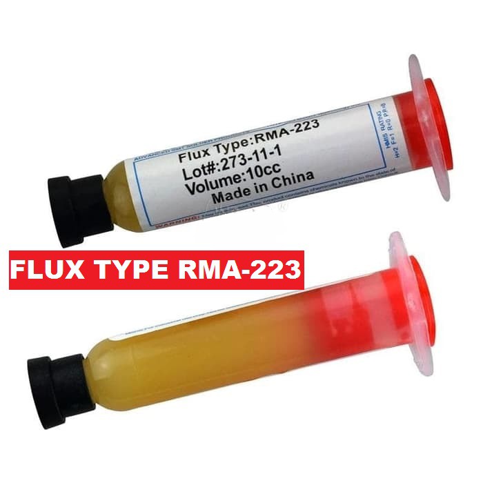 Jual Flux amtech RMA 223 10cc minyak solder Fluk amtech RMA 223 10cc ...
