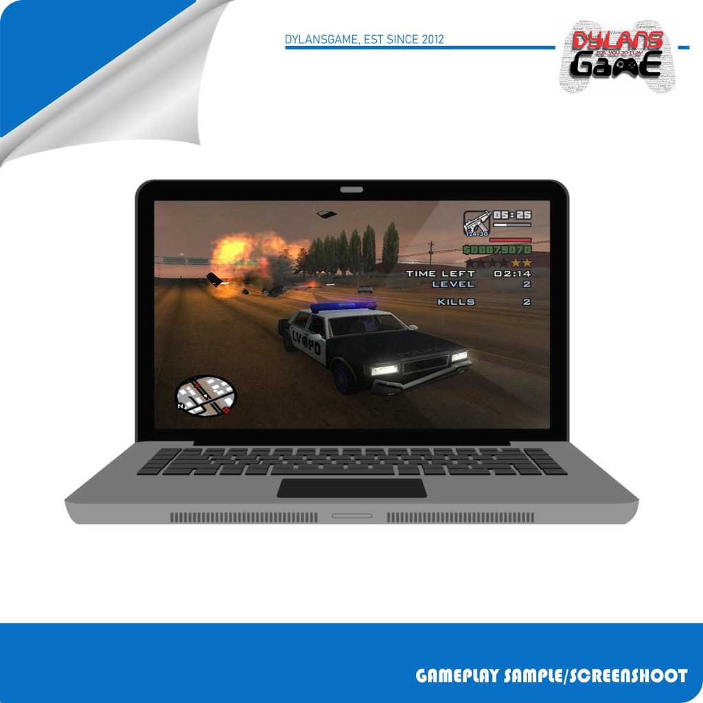 Jual GTA San Andreas Grand Theft Auto Kaset DVD Game PC | Shopee Indonesia