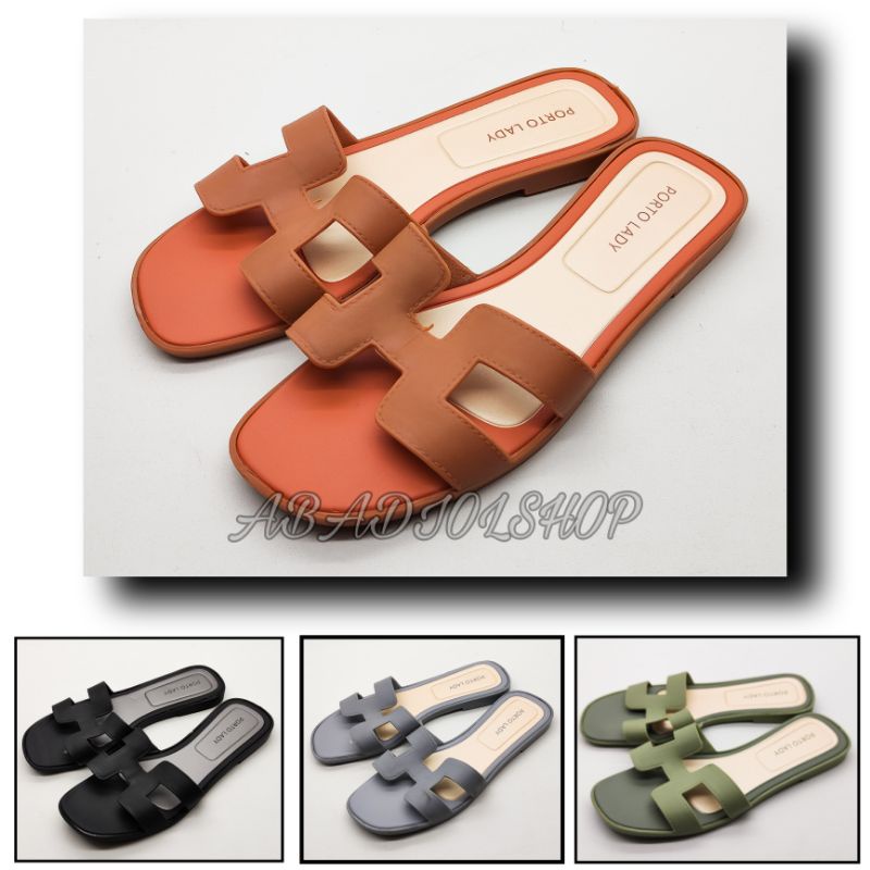 Sandal hermes teplek original new arrivals