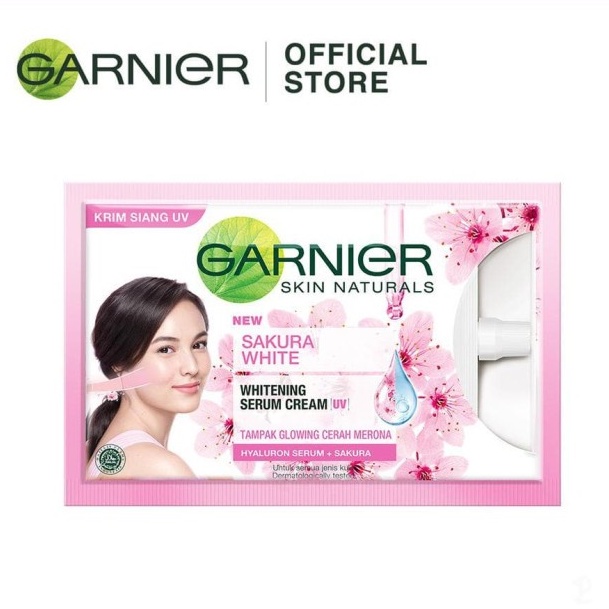 Jual GARNIER SAKURA DAY CREAM SACHET 7ML Shopee Indonesia