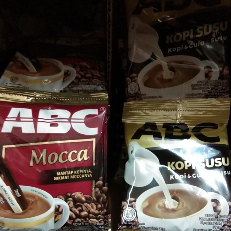 Jual ABC Kopi Susu Mocca renceng 10pcs | Shopee Indonesia