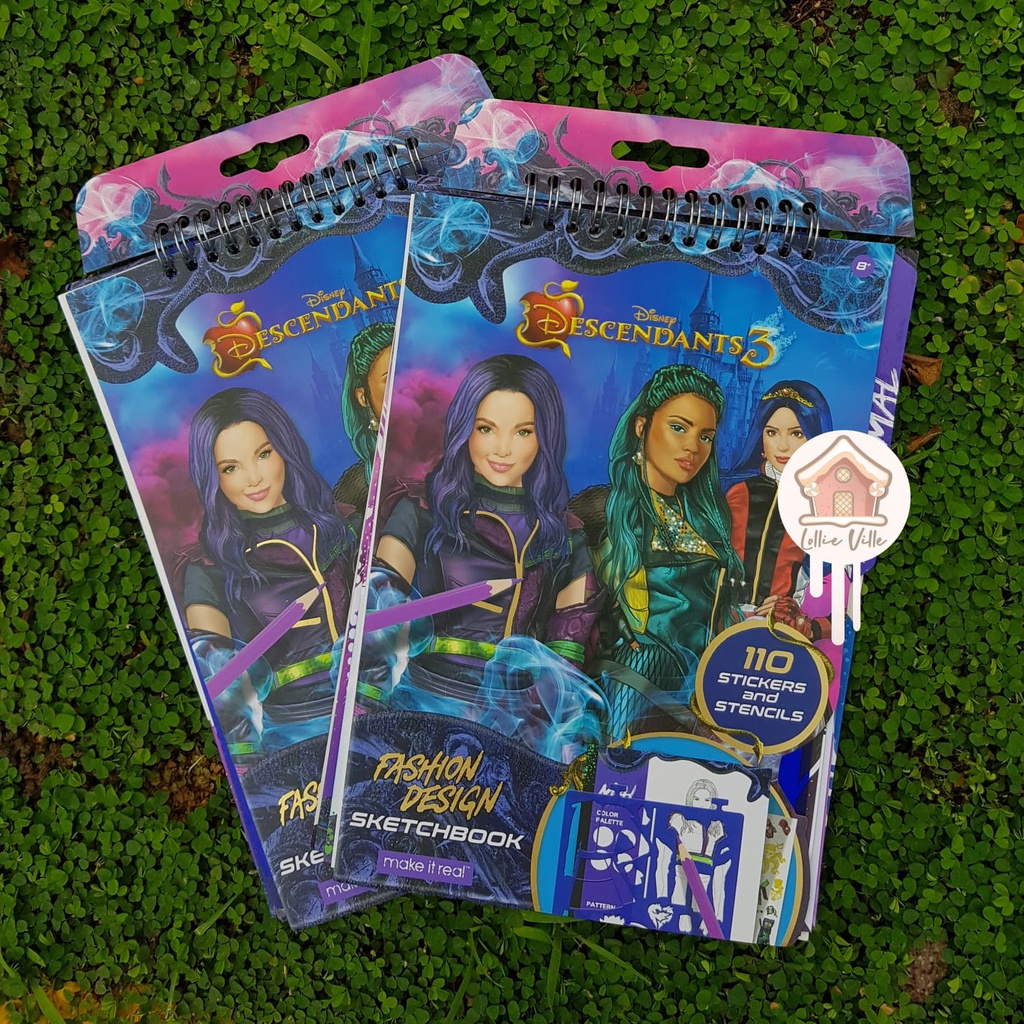 Jual Disney descendants 3 fashion design sketchbook Shopee Indonesia