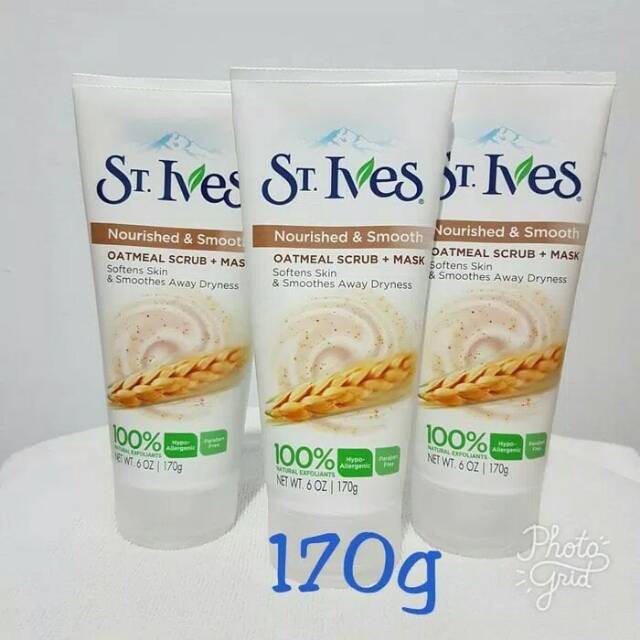 Jual Stives Nourished And Smooth Oatmeal Scrub Mask 170gr Shopee Indonesia 4072