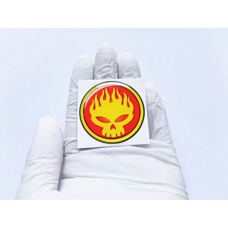 Jual Stiker timbul logo offspring/emblem lentur motor mobil laptop hp ...