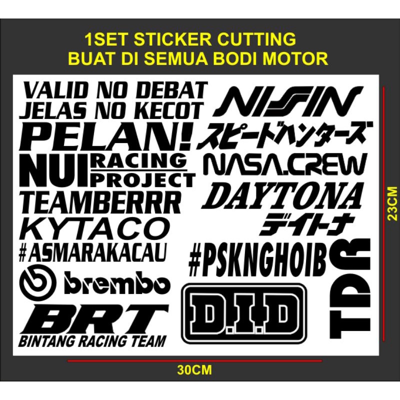 Jual stiker motor 1set | Shopee Indonesia