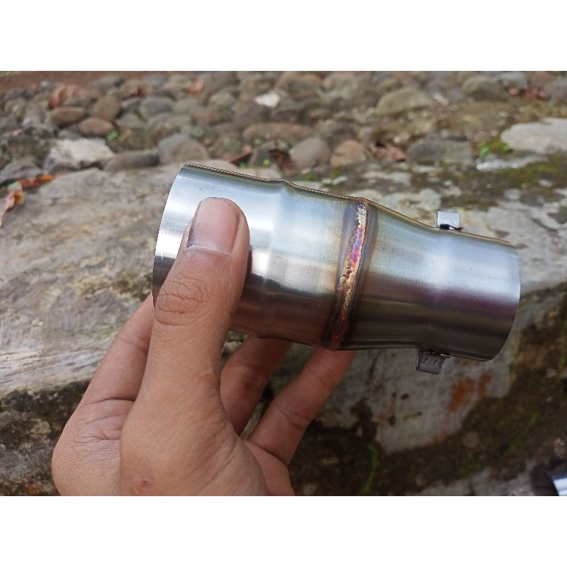 Jual (BONUS PIR 2) Slip On inlet 38 ke 50 untuk KLX crf matic stenlis ...