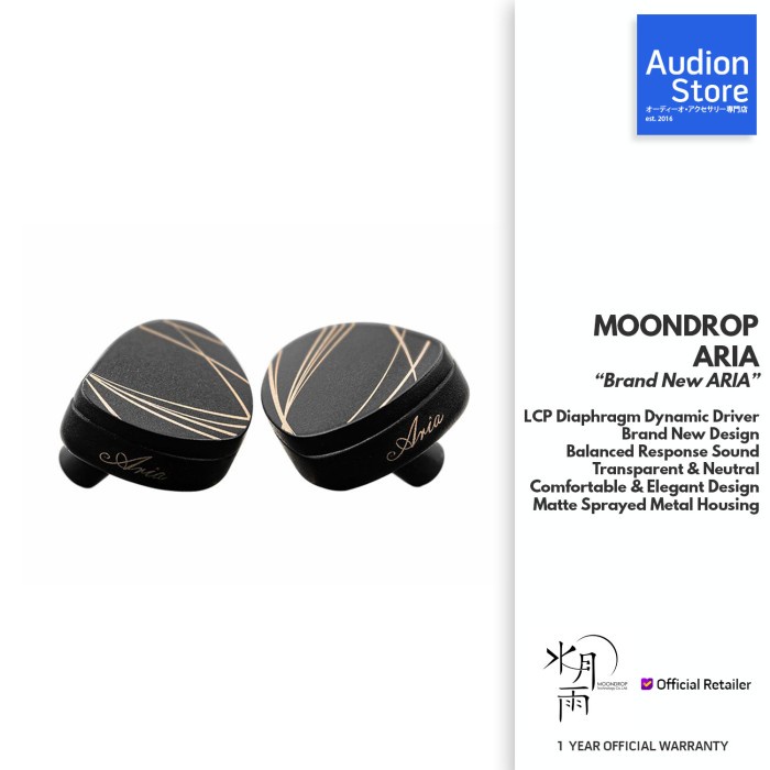 Jual Limited - Moondrop Aria New Version Lcp Diaphragm Dynamic Driver 0 ...