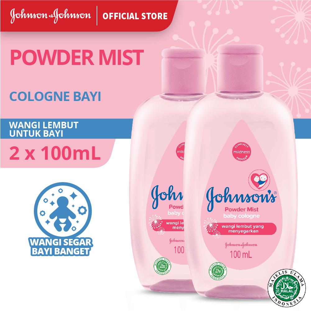 Jual JOHNSON'S Powder Mist Baby Cologne - Minyak Wangi Bayi 100ml - Isi ...