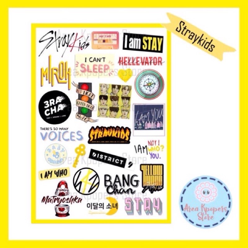 Jual Stray Kids sticker tumblr kpop Shopee Indonesia