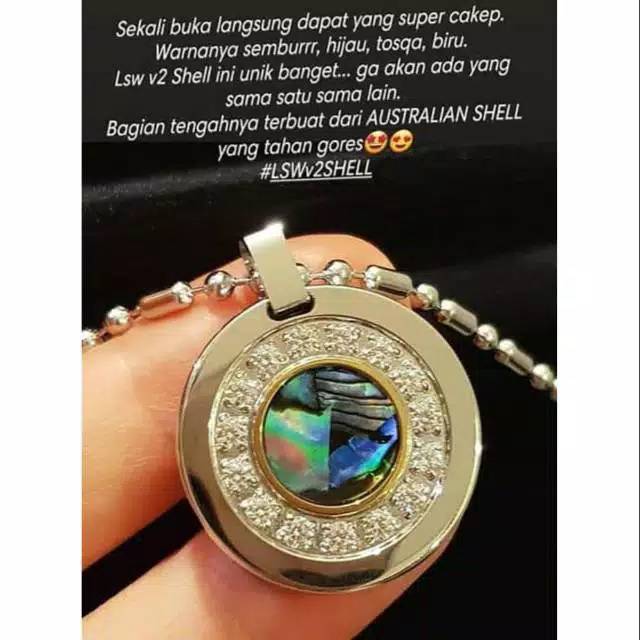 Jual New Pendant MCI LSW Shell asli original 100% kalung