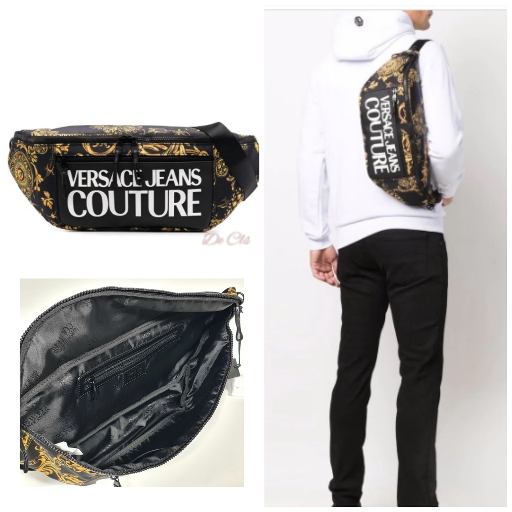 Tas Versace Nylon Belt Bag Waist Bag Versace Jeans Couture Linea