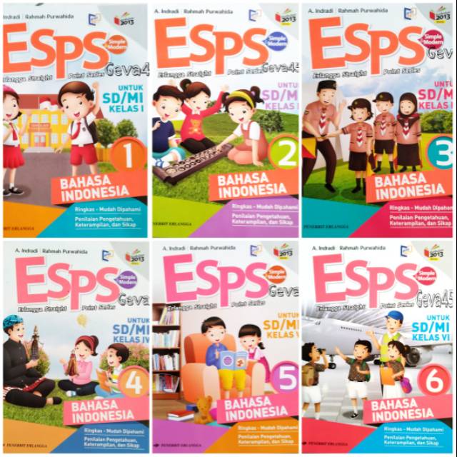 Jual BUKU ESPS BAHASA INDONESIA KELAS 1,2,3,4,5, & 6 | Shopee Indonesia