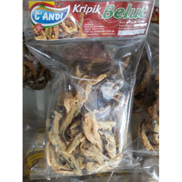 Jual Keripik Kripik Belut Candi Camilan Cemilan Khas Malang Shopee