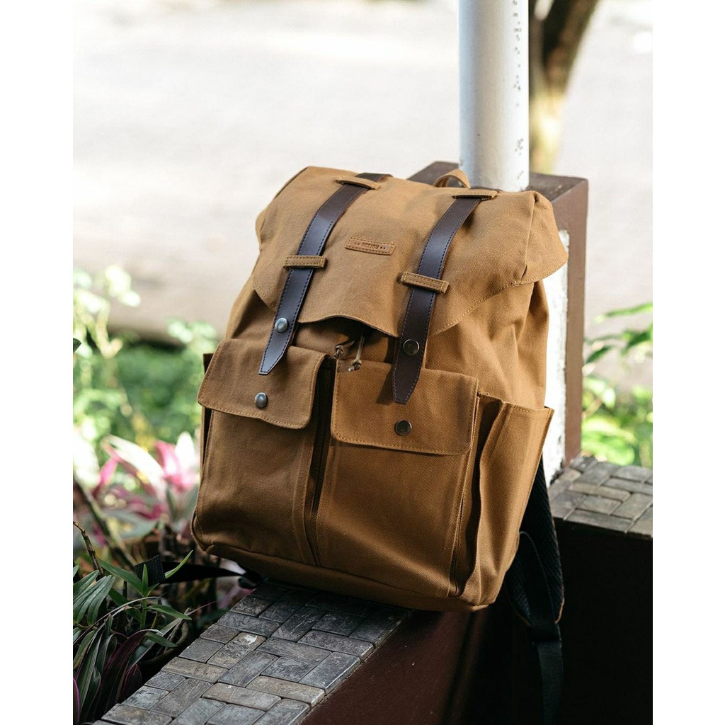 Jual TAS RANSEL LAPTOP 14 15.6 inch UNISEX KANVAS HEEJOU MUDY | Shopee ...