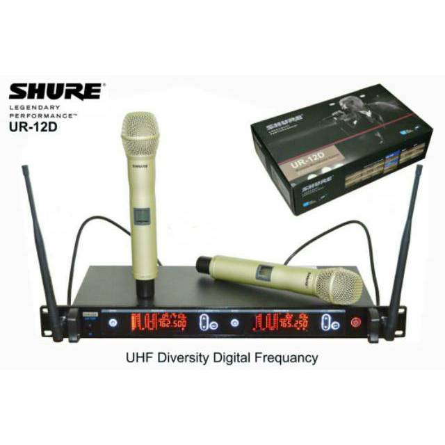 MIC WIRELESS SHURE UR12D