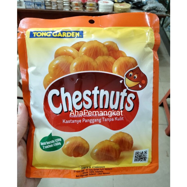 Jual Organic Roasted Chestnut 120gr Tong Garden Chestnuts Kacang