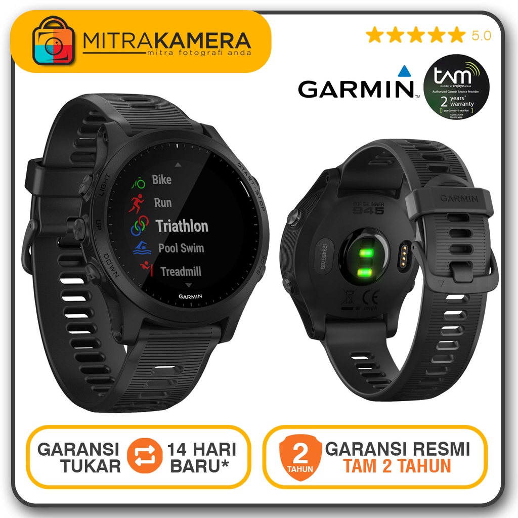 Harga jam tangan garmin best sale forerunner 945