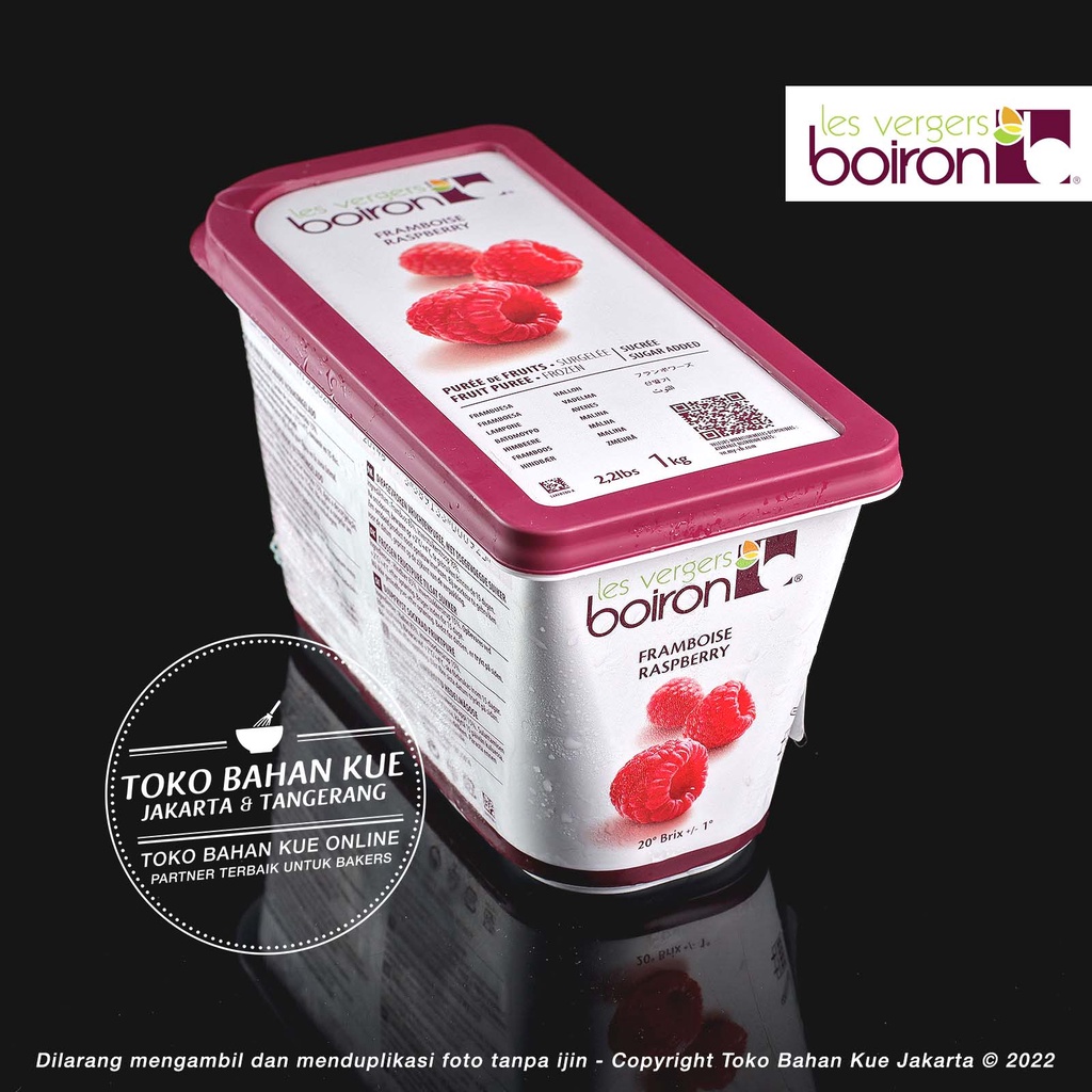 Jual Boiron Fruit PUREE Raspberry 1kg Framboise Frozen Berries Food ...