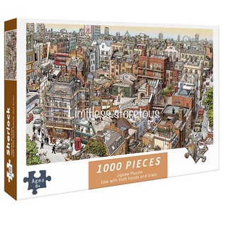 Jual Puzzle SHERLOCK puzzle 1000 PCS 50 x 75 Cm ukuran Besar mainan ...