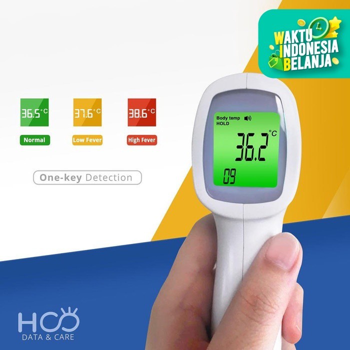 Jual Termometer Thermometer thermo gun Infrared suhu tubuh non contact ...