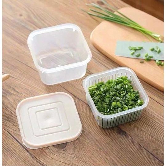 [UNIK88] Tempat Bawang Wadah Penyimpanan Serbaguna Bentuk Persegi | AutoStock