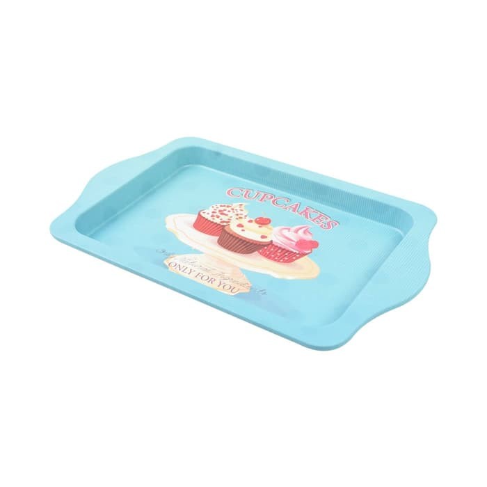 Jual INFORMA - BAKI CUPCAKE SQUARE TRAY BLUE bn17 | Shopee Indonesia