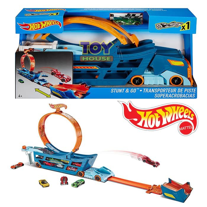 Hot wheels truck store stunt and go