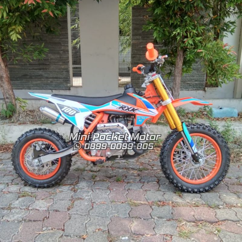 Jual Motor Mini Trail RXK 4Tak 50cc Ring 10-12 Trail Mini Mesin
