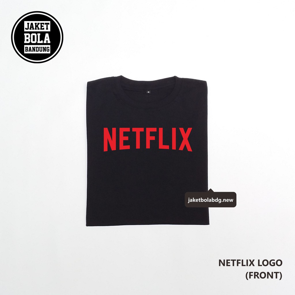 Jual Kaos Netflix Logo Kaos Film Kaos Musik Kaos Band K40 Shopee