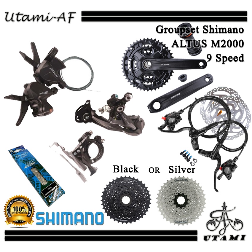 Harga groupset shimano altus sales 9 speed