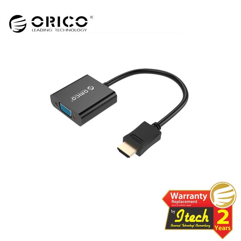 Jual ORICO DHTV-C20 ( HDMI A to VGA Adapter ) | Shopee Indonesia