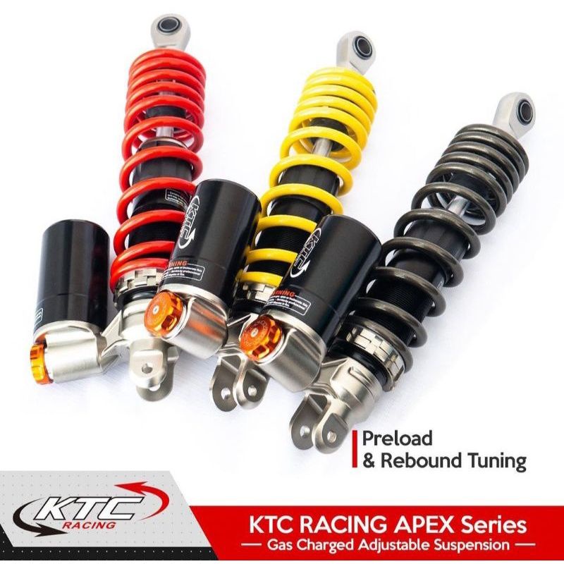 Jual SHOCKBREAKER KTC RACING APEX SERIES ORIGINAL 325MM 300MM VARIO MIO ...