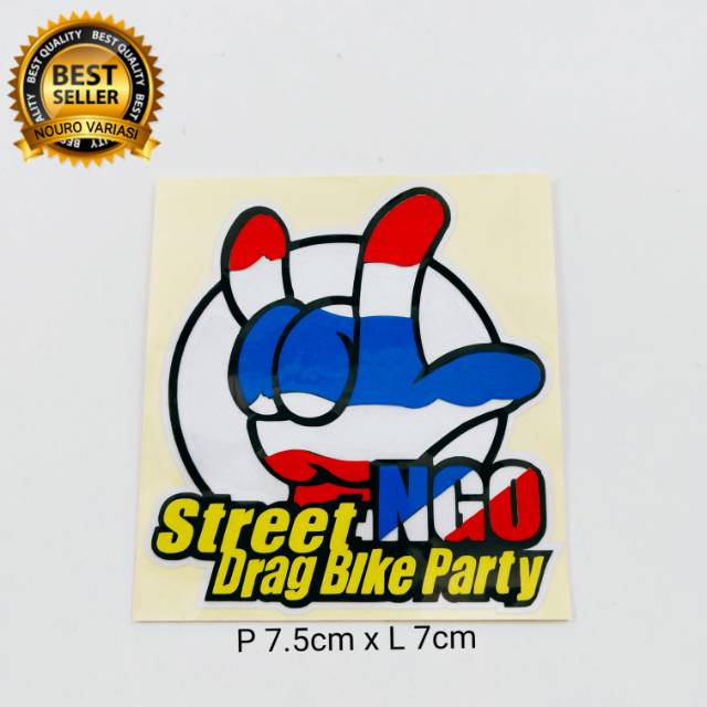 Jual STIKER CUTTING STICKER THAILAND STREET DRAG PARTY NGO KUALITAS ...