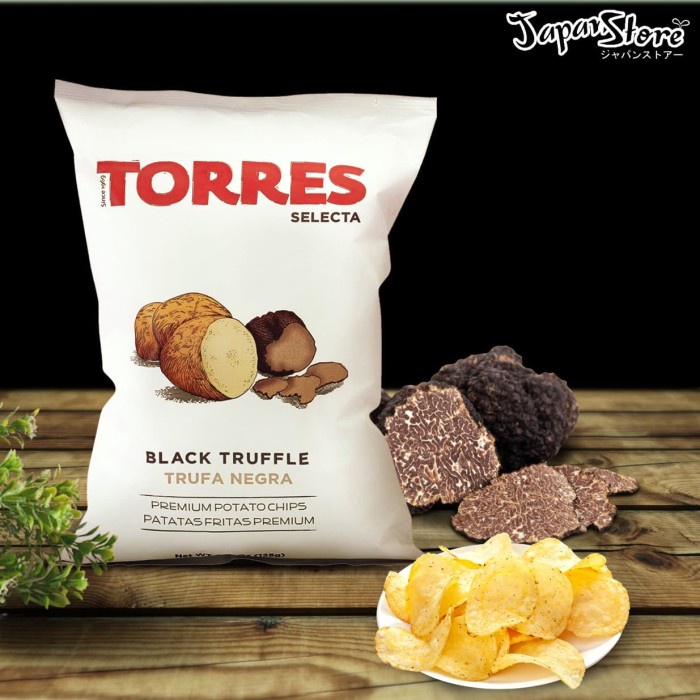 Jual Torres Selecta Black Truffle Potato Chip 125 Gram Shopee Indonesia