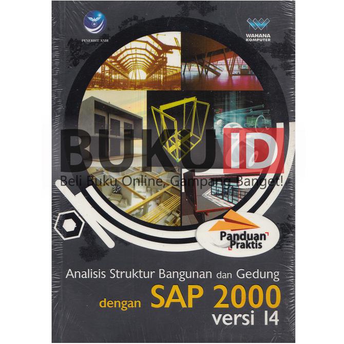 Jual Buku Analisis Struktur Bangunan Dan Gedung Dengan SAP 2000 Versi ...