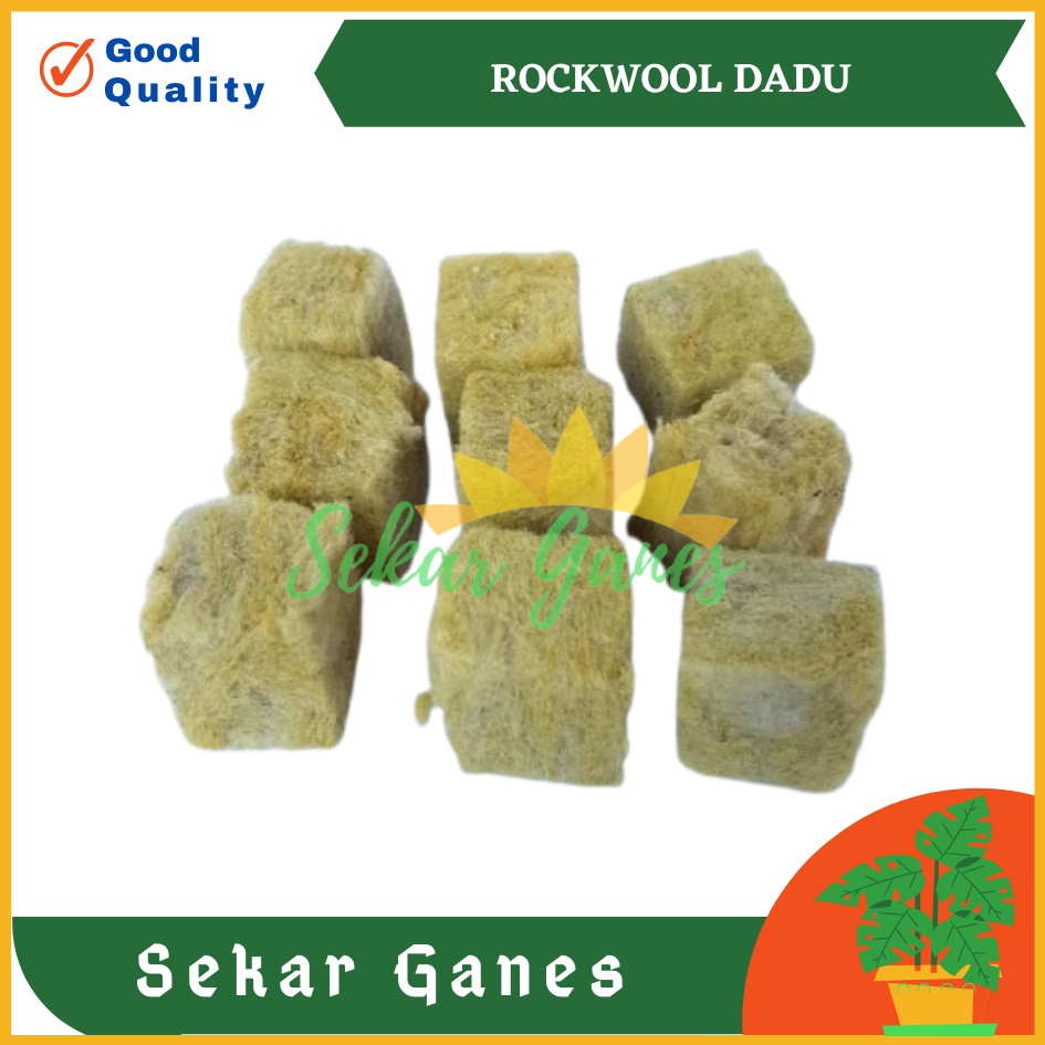 Jual Rockwool Media Tanam Hidroponik Siap Pakai Ori Rockwool Hidroponik Cultilene Farmer Peredam