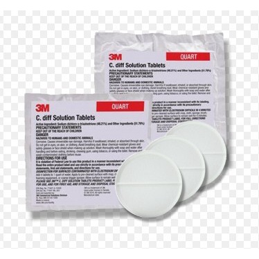 Jual 3M™ C. diff Solution Tablets / Cdiff Disinfectan Tablet | Shopee ...