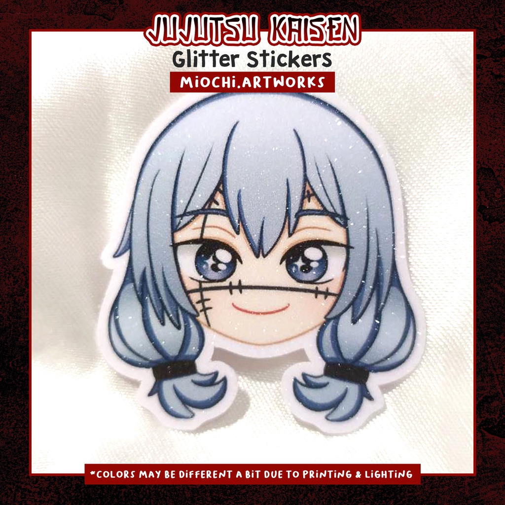 Jual [MIO] Jujutsu Kaisen JJK Glitter Sticker - Fan Art Merchandise ...
