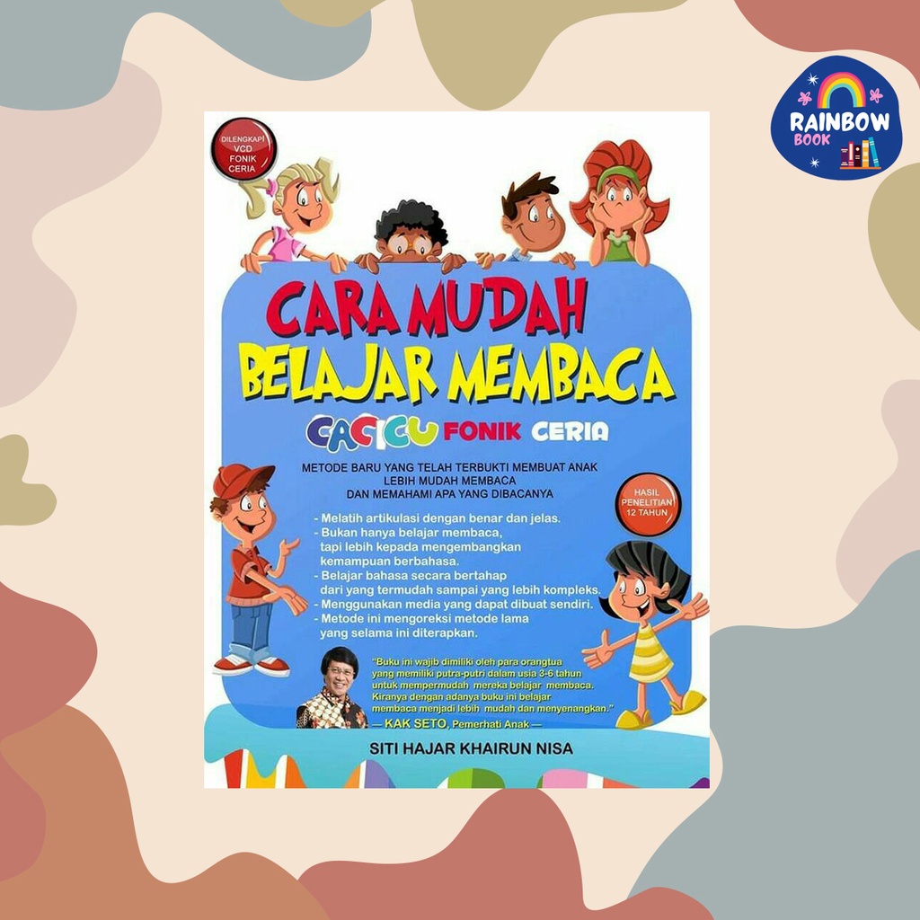 Jual Buku Anak Cara Mudah Belajar Membaca Cacicu Fonik Ceria | Shopee ...