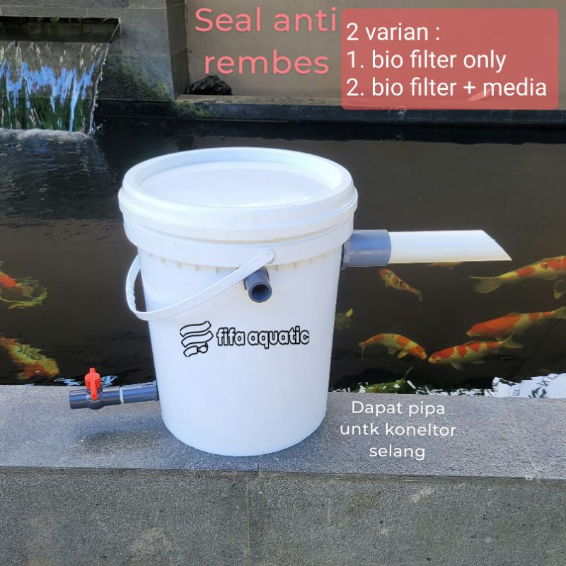Jual Filter ember tong filter kolam ikan hias | Shopee Indonesia