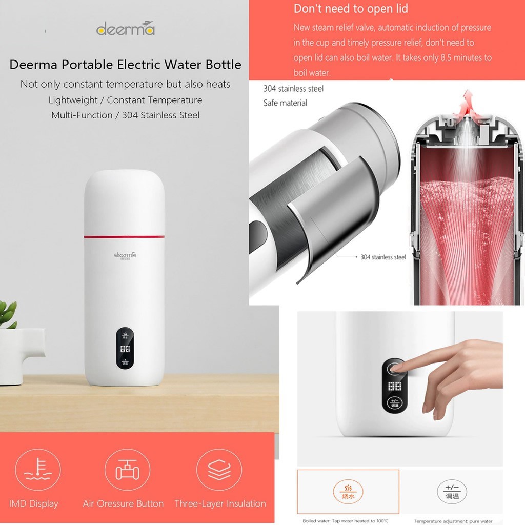 Jual Bolde Travel Smart Electric Heating Bottle Pemanas Air Portable di  Seller Chrysanthemumm Shop - Wanasari, Kab. Bekasi