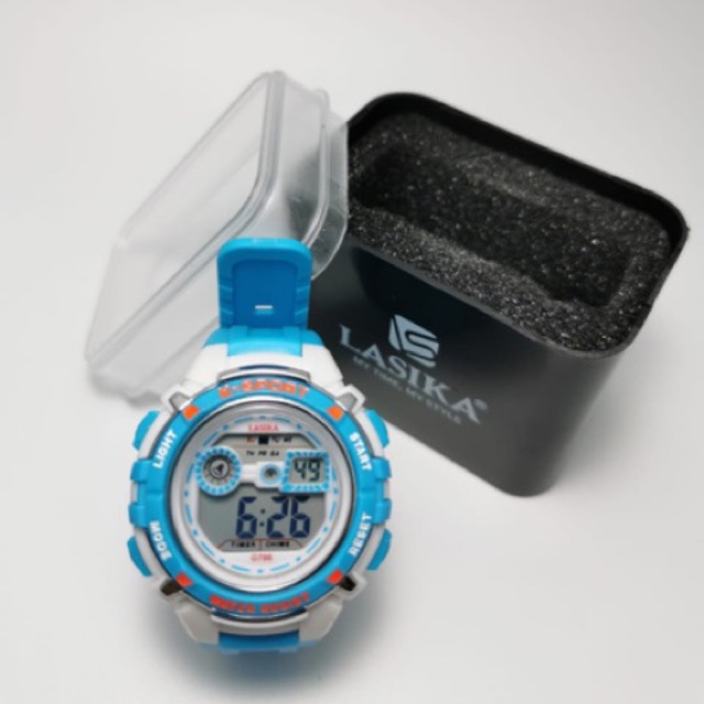 Jual Jam tangan Anak TK SD asli lasika tahan air sporty jam anak ...