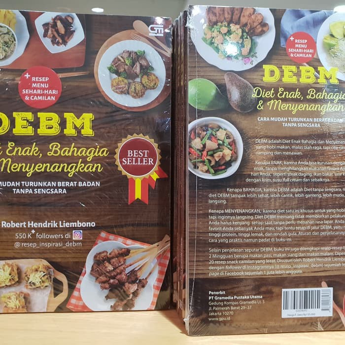 Jual DEBM Diet enak bahagia dan menyenangkan cara turunkan BB Robert ...