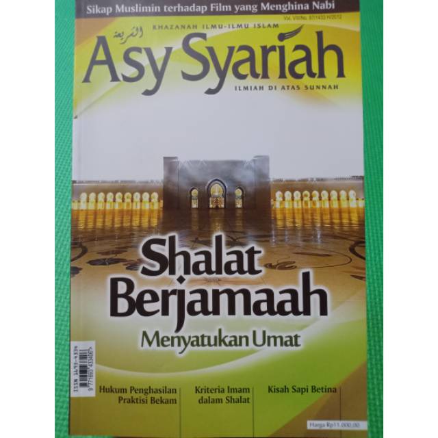 Jual Majalah Asy Syariah Edisi 87 : Shalat Berjamaah Menyatukan Umat ...