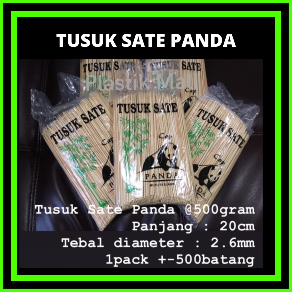 Jual Tusuk Sate Panda Import 500gram Tusuk Sate Ayam Halus Tusuk