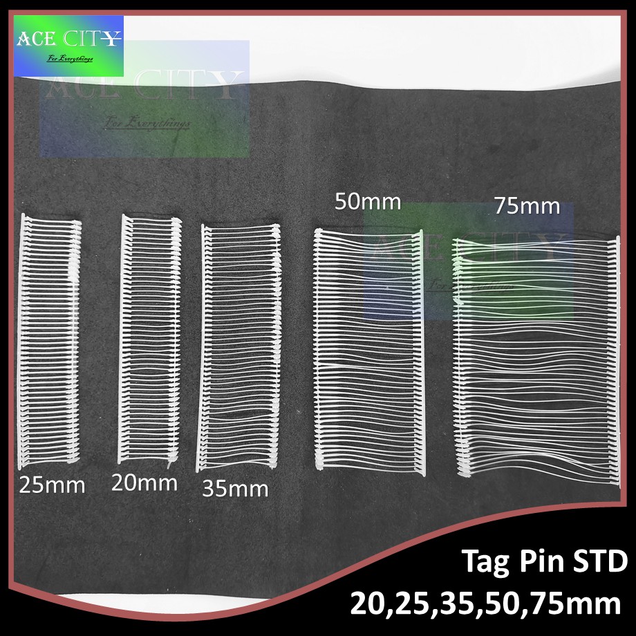 Jual Isi Refill Tag Gun STD Pin 15 & 25 & 35 MM | Tag Pin isi 5000 pcs ...